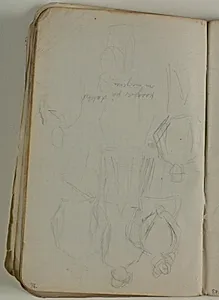 Figurskitser. Notat by Niels Larsen Stevns