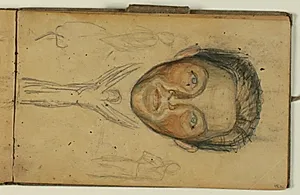 Figurskitser og portrætstudie by Niels Larsen Stevns