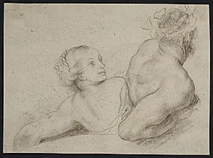 Figurstudie, fra "Maria af Medicis historie" by Ubekendt