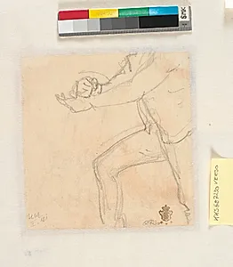 Figurstudie by Wilhelm Marstrand
