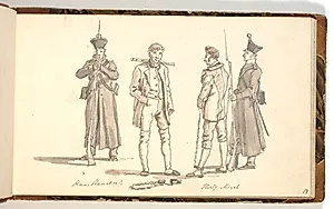 Figurstudier fra Forbedringshuset by Martinus Rørbye