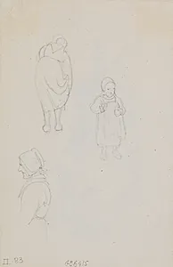 Figurstudier by Wilhelm Marstrand