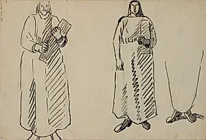 Figurstudier by Niels Larsen Stevns