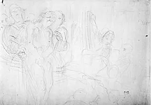 Figurstudier by Eugène Delacroix