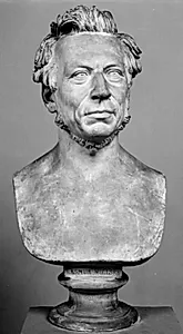 Filosoffen, professor Rasmus Nielsen by H.W. Bissen