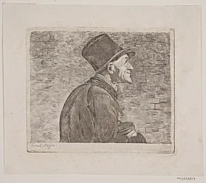 Finessen-Seppl i halv figur