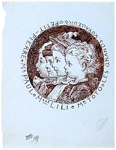 Fire børneportrætter: Pierre, Paul, Lili og Toto by Lorenz Frølich