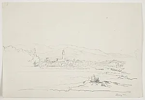 Firenze med floden Arno i forgrunden