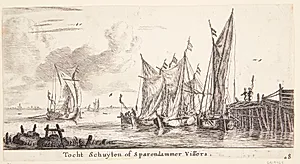 Fiskerbåde fra Sparndaam by Reinier Zeeman