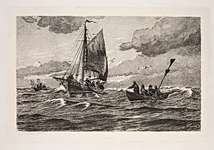 Fiskere på havet