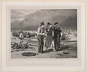 Fiskere på Skagens strand