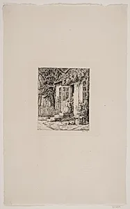 Fiskerkonen ved landstedet by Andreas Juuel