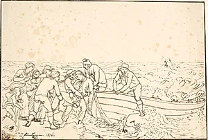 Fiskerne fra Hornbæk by C.W. Eckersberg