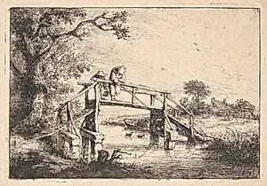 Fiskerne by Adriaen van Ostade
