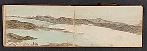 Fjeldlandskab med vand by Lars Møller
