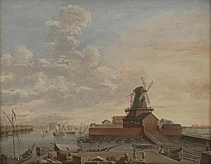 Flådens leje ved Christianshavn by Giovanni Antonio Cesari