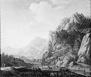 Flodlandskab by Herman Saftleven