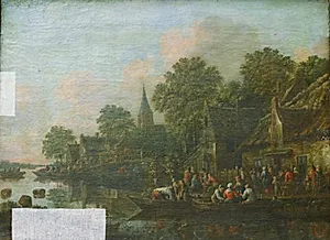 Flodlandskab by Thomas Heeremans