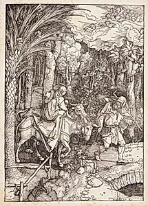 Flugten til Ægypten by Albrecht Dürer