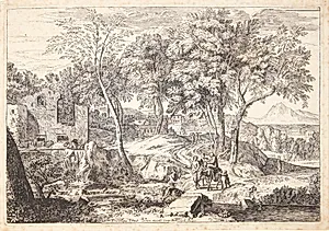 Flugten til Egypten by Théodore