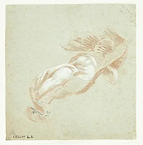 Flyvende putto by Ubekendt