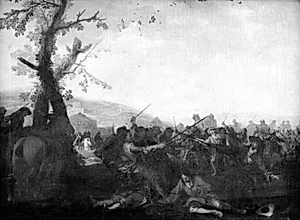 Fodfolksfægtning by Georg Philipp Rugendas (I)