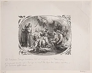 Følget drager hjem by Ubekendt