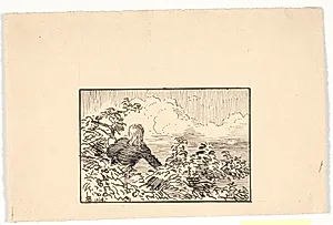 Forarbejde til "Lysabild" by Niels Skovgaard