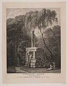 Forblommet antik i Fredensborg Have by Bradt, F.L.