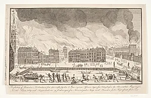 Forestilling af branden i København 1795, 5. juni