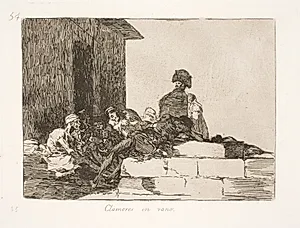 Forgæves Klage (54) by Francisco de Goya