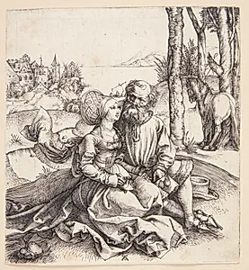 Forhandling om elskov by Albrecht Dürer
