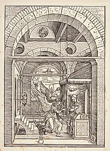 Forkyndelsen by Albrecht Dürer