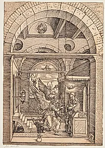 Forkyndelsen by Albrecht Dürer