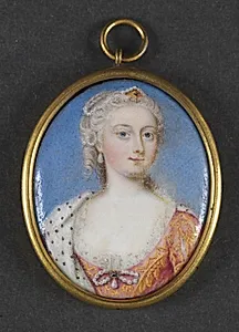 Formentlig prinsesse Louise af Storbritanien, senere dronning af Danmark by Christian Friedrich Zincke