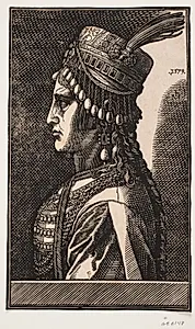 Fornem tyrkisk dame by Melchior Lorck