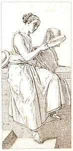 Fornuften. Allegorisk figur by C.W. Eckersberg