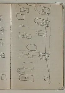 Forskellige tegninger. (Af Anna Larsen Stevns ?) by Niels Larsen Stevns