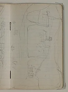 Forskellige tegninger. (Af Anna Larsen Stevns ?) by Niels Larsen Stevns