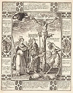 Forsoningen med Kristus by Hendrick Goltzius