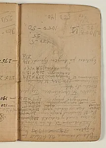 Fortegnelse over nogle af NLS's malerier med målangivelser. Desuden adresser og regskaber by Niels Larsen Stevns