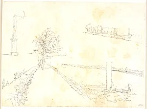 Fortovet langs søen by Christen Købke