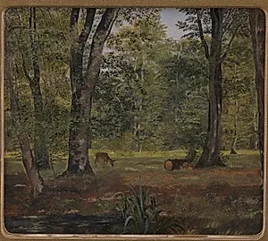 Fra Charlottenlund skov by Lorenz Frølich