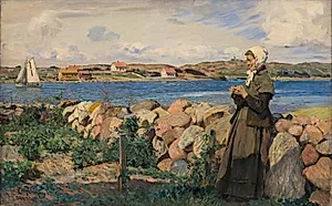 Fra den norske skjærgård by Eilif Peterssen
