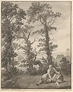 Fra egnen omkring Skjoldnæsholm by C.W. Eckersberg