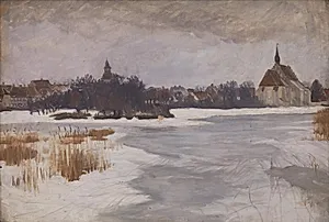 Fra Fåborg. Vinter by Peter Hansen