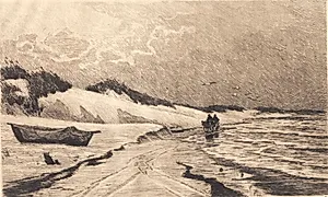 Fra klitterne ved Skagens Sønderstrand