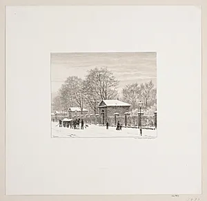 Fra Kronprinsessegade by F. Larsen