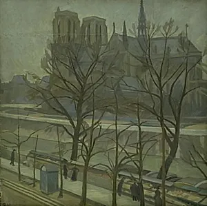 Fra Quai de la Tournelle, Paris by Edvard Weie