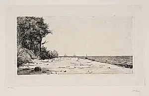 Fra Sjællands nordkyst. Hornbækplantagen by Carl Bloch
